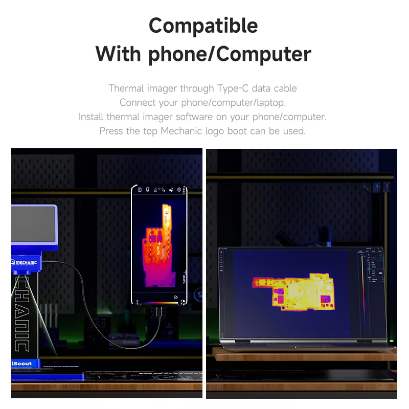 메카닉 iScout 3D 열화상 분석기 256X192  - Thermal Imager Pcb Repair 리뷰 및 가격