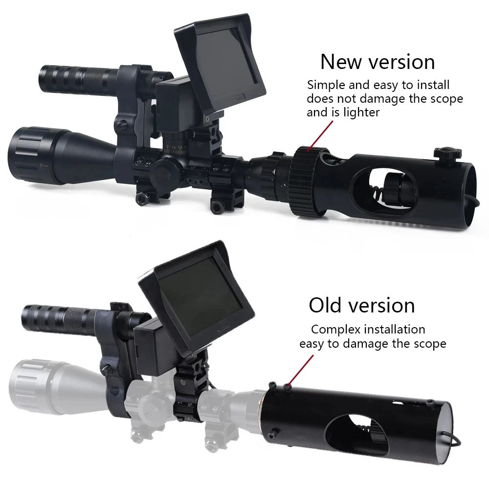 전술 야간 투시경 소총 광학 사냥 야간 투시경 LED  - Hunting Thermal Imaging Scope 리뷰 및 가격