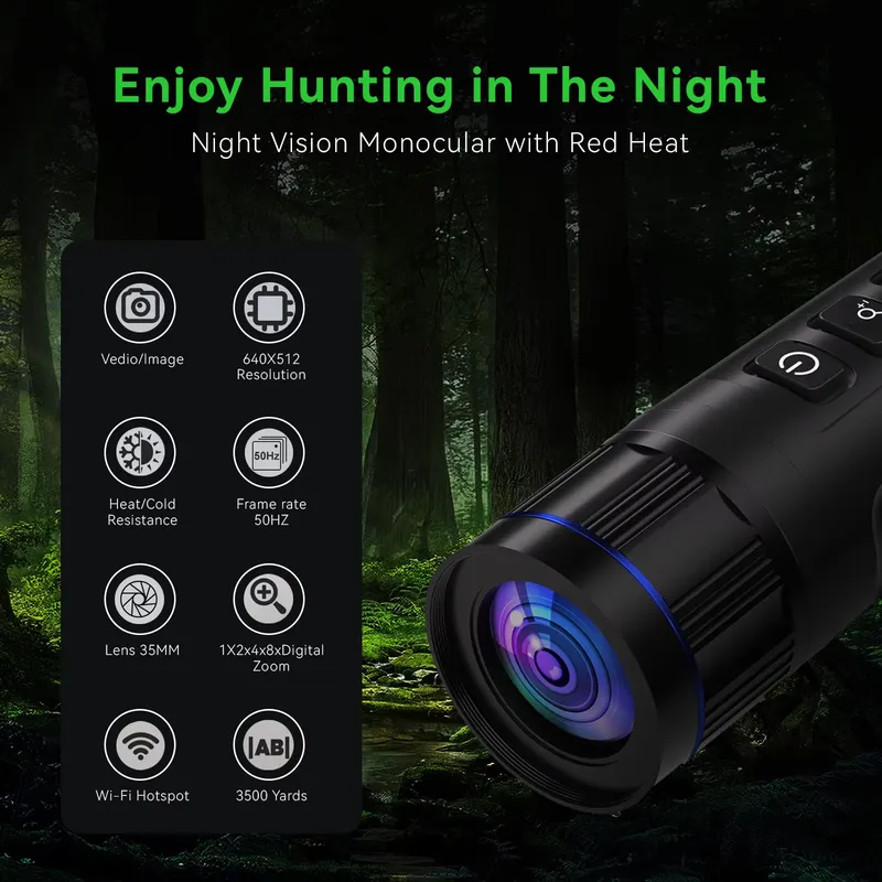 CE-6 미니 카메라 640*512 열화상 스코프 나이 - Thermal Scope Night Vision Monocular 리뷰 및 가격
