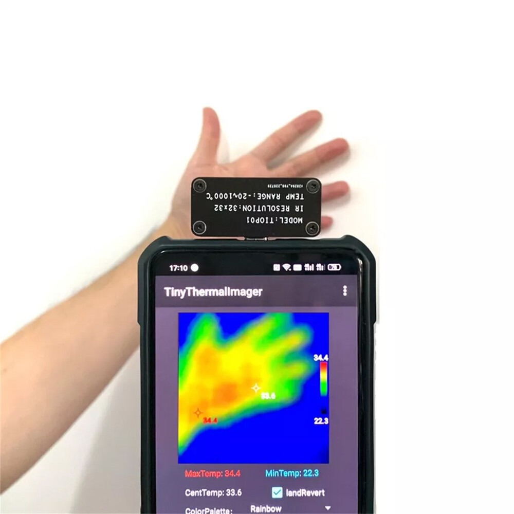 SALE TIOP01 안드로이드 폰용 적외선 열화상 카 - Tiop01 Thermal Camera 리뷰 및 가격