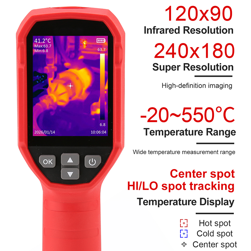 UNI-T 열화상 카메라 UTI120S+ 120×90  - Nf 521 Thermal Imaging Camera 리뷰 및 가격
