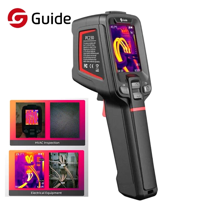 가이드 PC230 휴대용 열화상 카메라 자동 초점 적외 - Thermal Imaging Camera 256X192 리뷰 및 가격