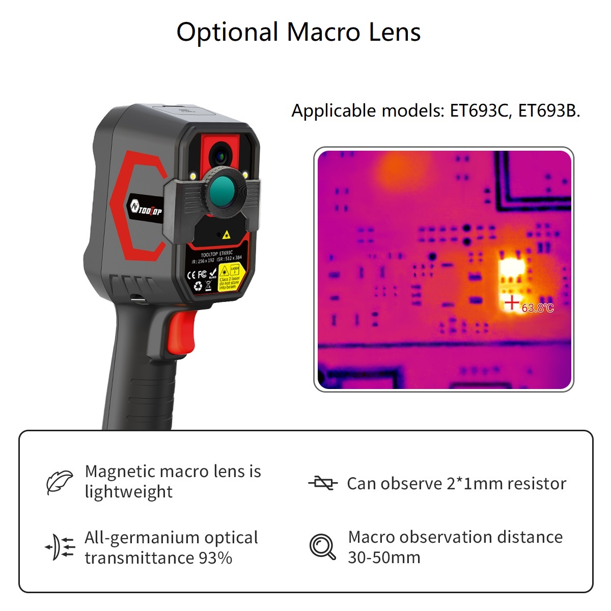 TOOLTOP ET693C 슈퍼 IR 512x384 열 - Nf 521 Thermal Imaging Camera 리뷰 및 가격